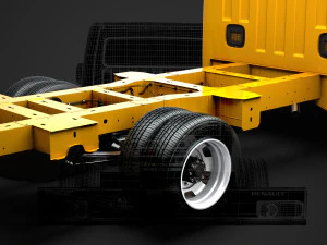 opel movano crewcab dw e30 chassis 2014 3D Model