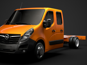 opel movano crewcab dw e30 chassis 2020 3D 모델