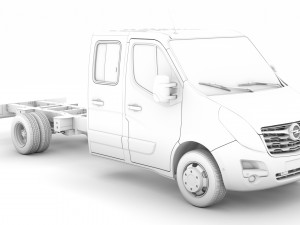 opel movano crewcab dw e30 chassis 2020 3D 모델
