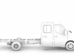 opel movano crewcab dw e30 chassis 2020 3D 모델