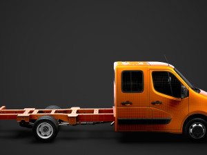 opel movano crewcab dw e30 chassis 2020 3D 모델