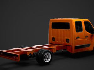 opel movano crewcab dw e30 chassis 2020 3D 모델