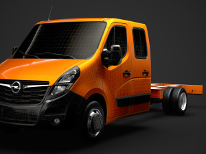 opel movano crewcab dw e30 chassis 2020 3D 모델