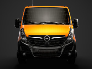 opel movano crewcab dw e30 chassis 2020 3D 모델