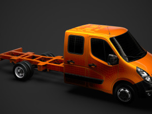 opel movano crewcab dw e30 chassis 2020 3D 모델