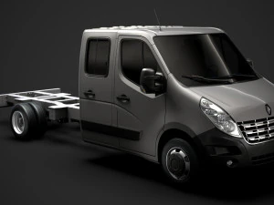 renault master crewcab dw e30 telaio 2010 Modello 3D