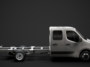 renault master crewcab dw e30 chassis 2010 3D Model