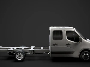 renault master crewcab dw e30 chassis 2010 3D Model
