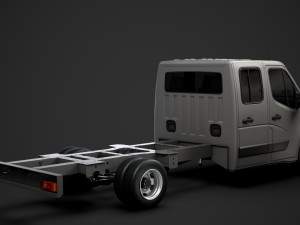 renault master crewcab dw e30 chassis 2010 3D Model