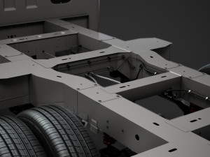 renault master crewcab dw e30 chassis 2010 3D Model
