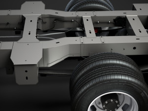 renault master crewcab dw e30 chassis 2010 3D Model