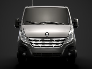 renault master crewcab dw e30 chassis 2010 3D Model