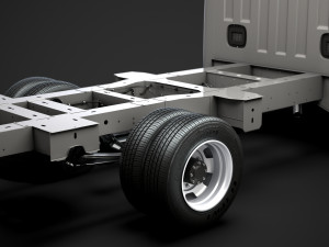 renault master crewcab dw e30 chassis 2010 3D Model
