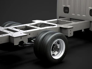 renault master crewcab dw e30 chassis 2010 3D Model