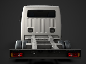 renault master crewcab dw e30 chassis 2010 3D Model