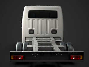 renault master crewcab dw e30 chassis 2010 3D Model