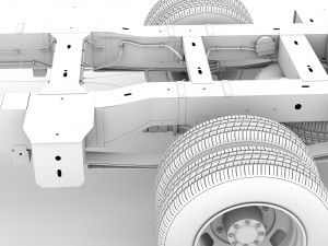 renault master crewcab dw e30 chassis 2010 3D Model