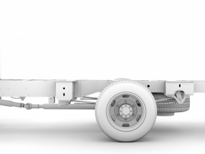 renault master crewcab dw e30 chassis 2010 3D Model