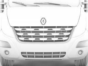 renault master crewcab dw e30 chassis 2010 3D Model