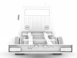 renault master crewcab dw e30 chassis 2010 3D Model
