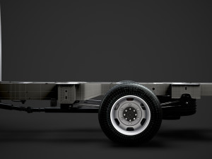 renault master crewcab dw e30 chassis 2010 3D Model