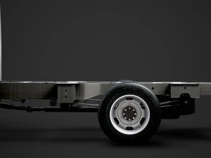 renault master crewcab dw e30 chassis 2010 3D Model