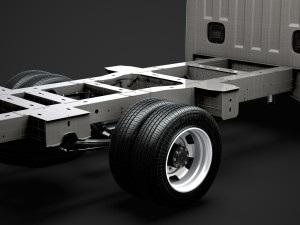 renault master crewcab dw e30 chassis 2010 3D Model