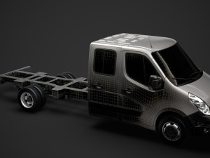 renault master crewcab dw e30 chassis 2010 3D Model