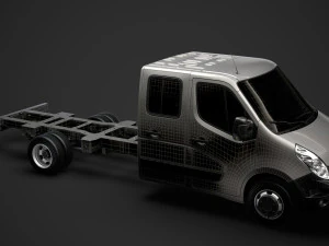 renault master crewcab dw e30 chassis 2010 3D Model