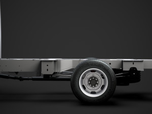 renault master crewcab dw e30 chassis 2014 Model 3D