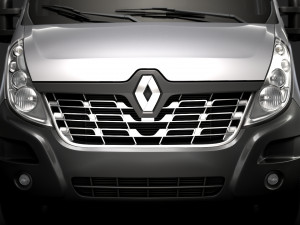 renault master crewcab dw e30 chassis 2014 Model 3D