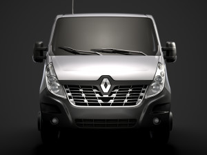 renault master crewcab dw e30 chassis 2014 Model 3D