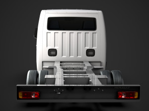 renault master crewcab dw e30 chassis 2014 Model 3D