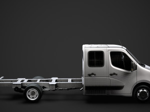 renault master crewcab dw e30 chassis 2014 Model 3D