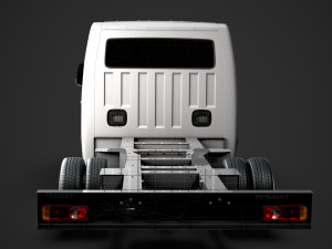 renault master crewcab dw e30 chassis 2014 Model 3D