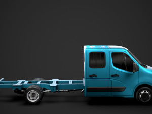 renault master crewcab dw e30 chassis 2020 3D Model