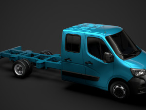 renault master crewcab dw e30 chassis 2020 3D Model