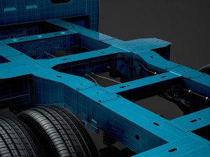 renault master crewcab dw e30 chassis 2020 3D Model