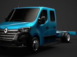 renault master crewcab dw e30 chassis 2020 3D Model