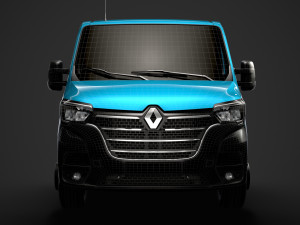 renault master crewcab dw e30 chassis 2020 3D Model