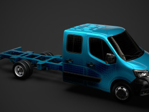 renault master crewcab dw e30 chassis 2020 3D Model