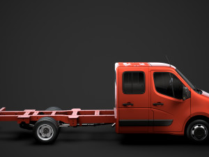 vauxhall movano crewcab dw e30 chassis 2014 3D Model