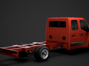 vauxhall movano crewcab dw e30 chassis 2014 3D Model