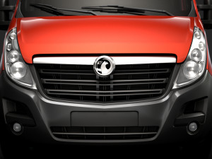 vauxhall movano crewcab dw e30 chassis 2014 3D Model