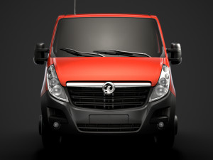 vauxhall movano crewcab dw e30 chassis 2014 3D Model