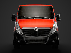 vauxhall movano crewcab dw e30 chassis 2014 3D Model