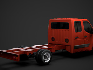 vauxhall movano crewcab dw e30 chassis 2020 Modèle 3D