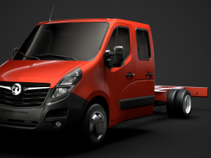 vauxhall movano crewcab dw e30 chassis 2020 Modèle 3D