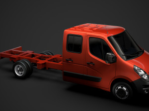 vauxhall movano crewcab dw e30 chassis 2020 Modèle 3D