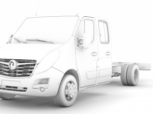vauxhall movano crewcab dw e30 chassis 2020 Modèle 3D